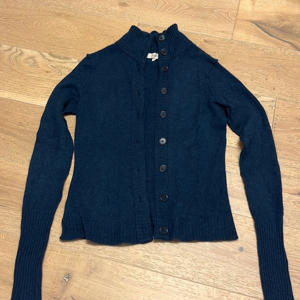 Inhabit blue cashmere cardigan excellent condition
